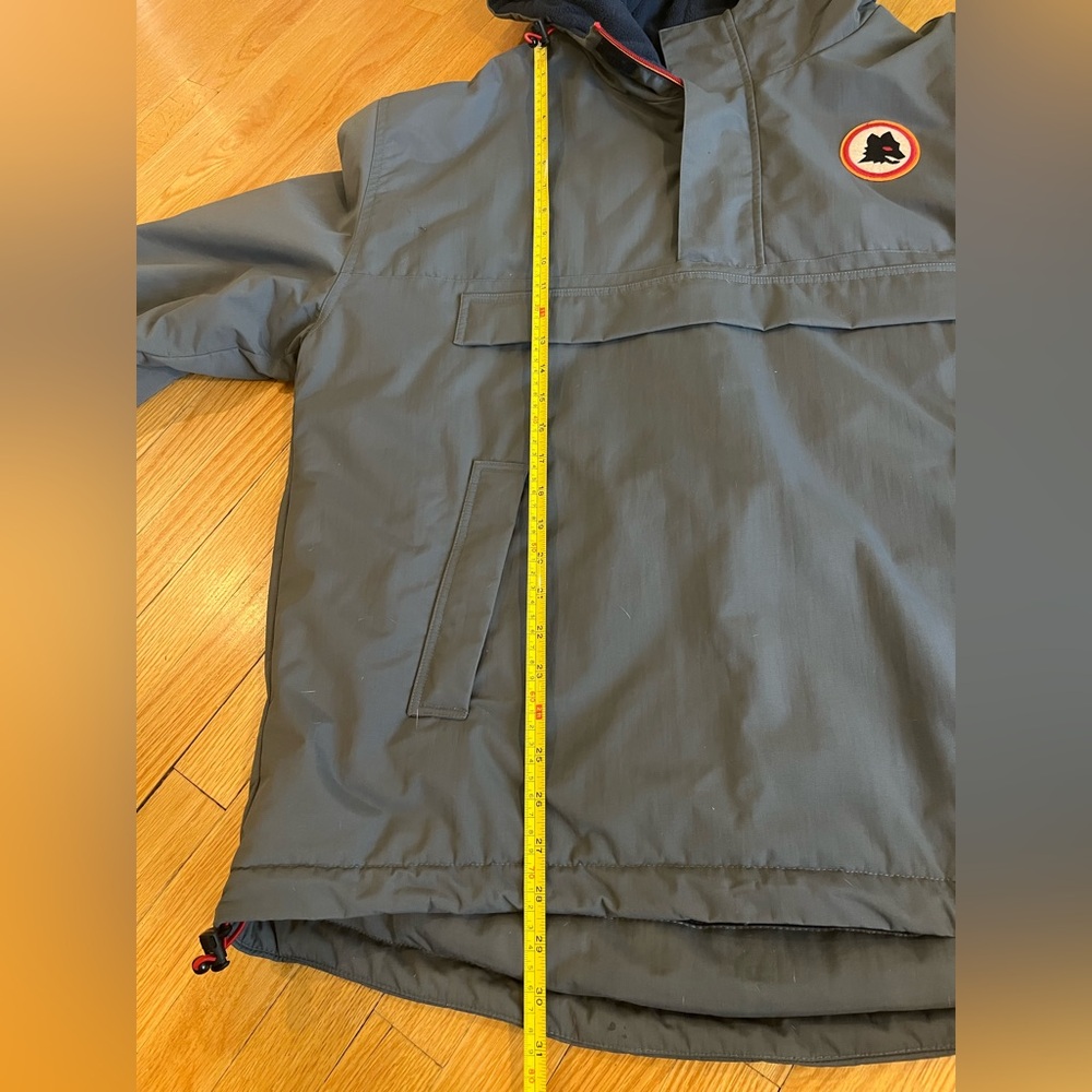 AS Roma, men’s half-zip winter jacket, fleece lined, pull-over style - Picture 14 of 15